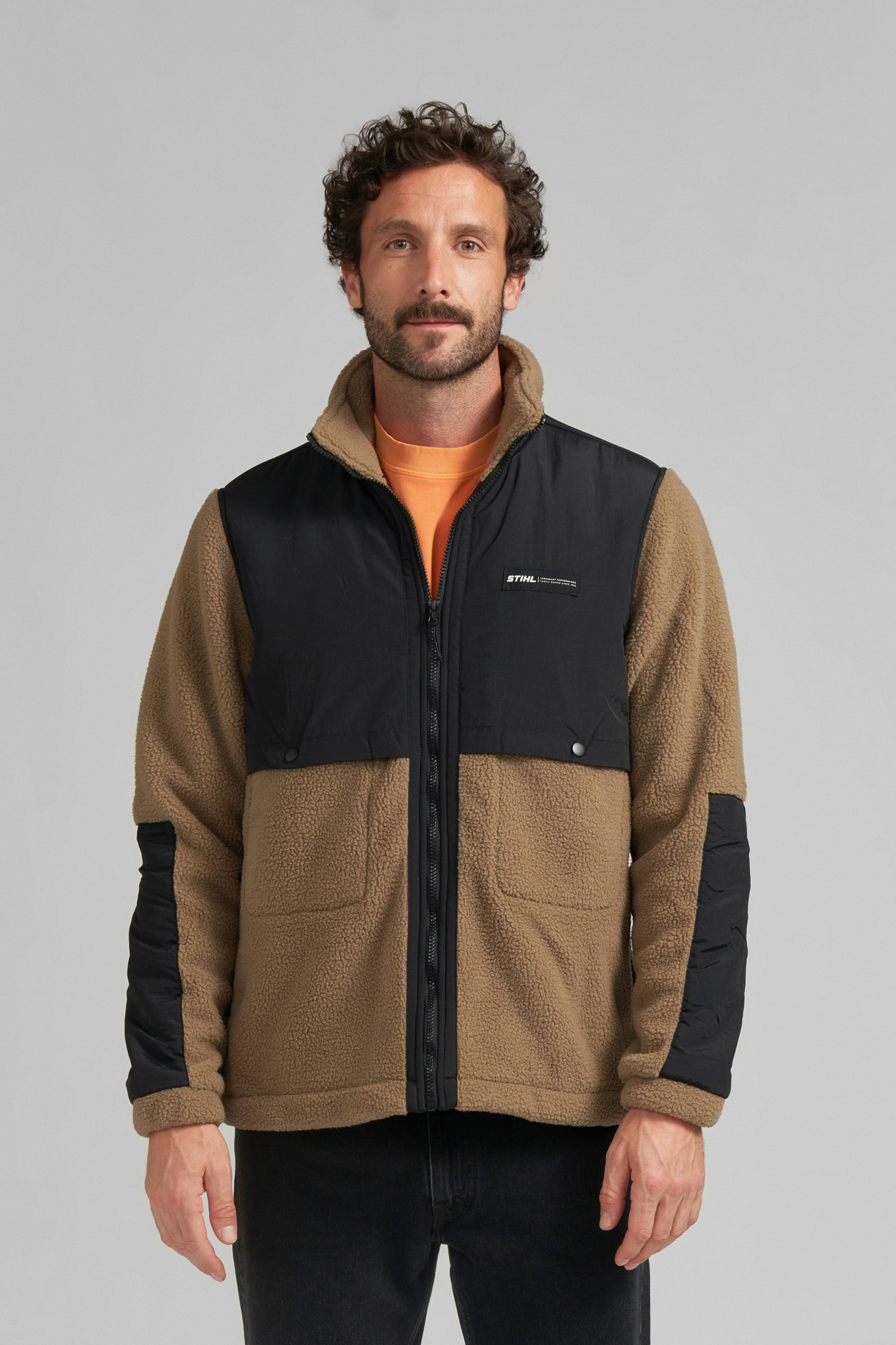 Jacke SHERPA BROWN – Bild 3