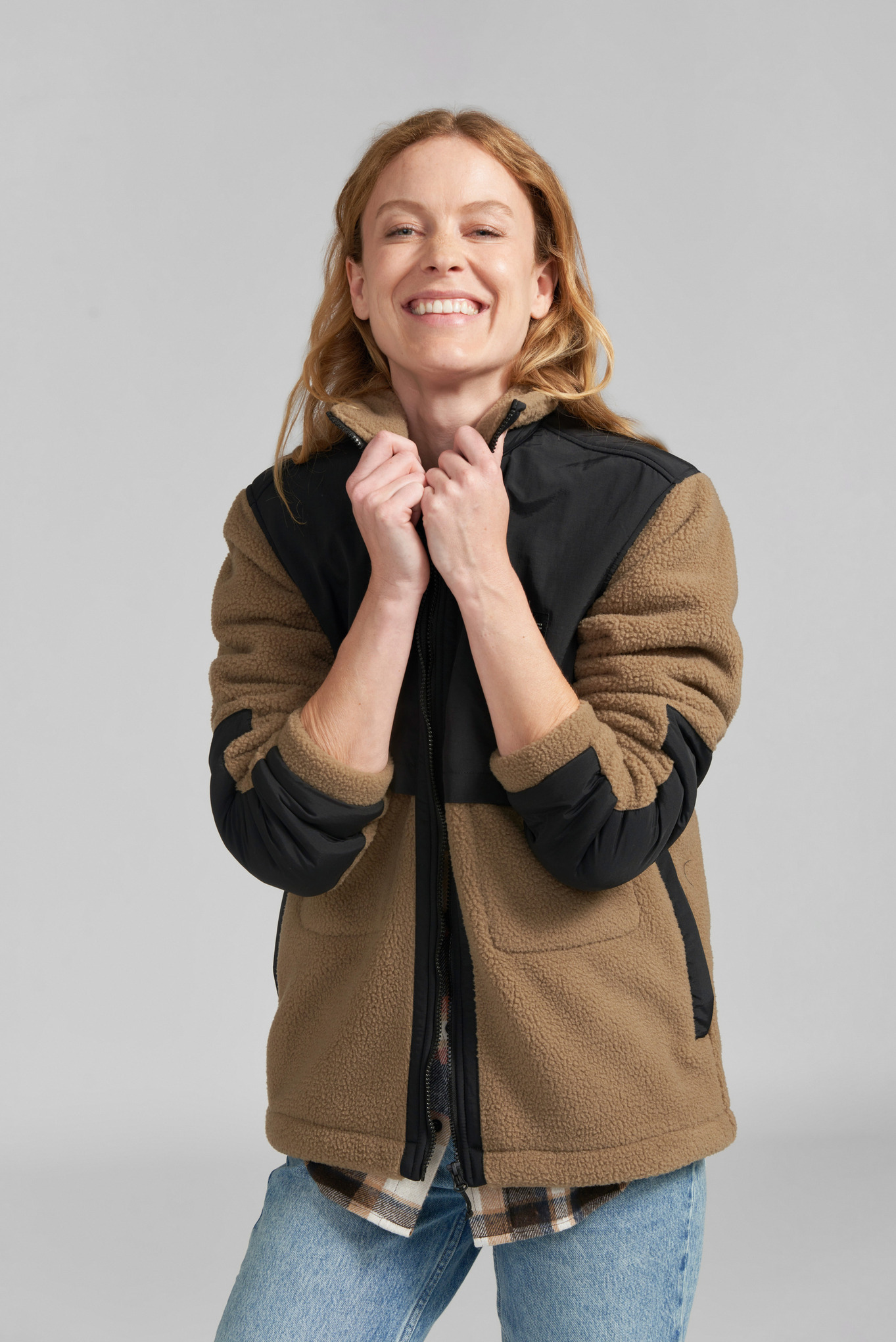 Jacke SHERPA BROWN – Bild 7