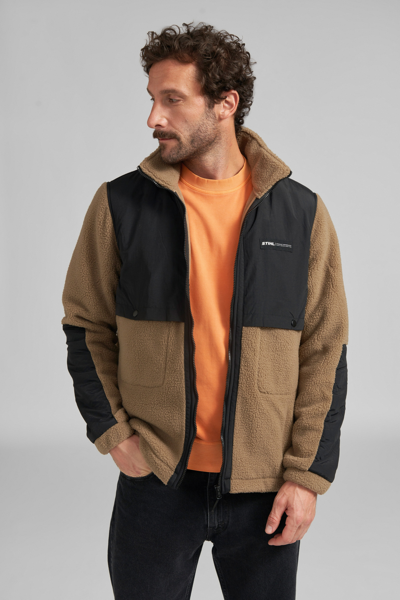 Jacke SHERPA BROWN – Bild 5