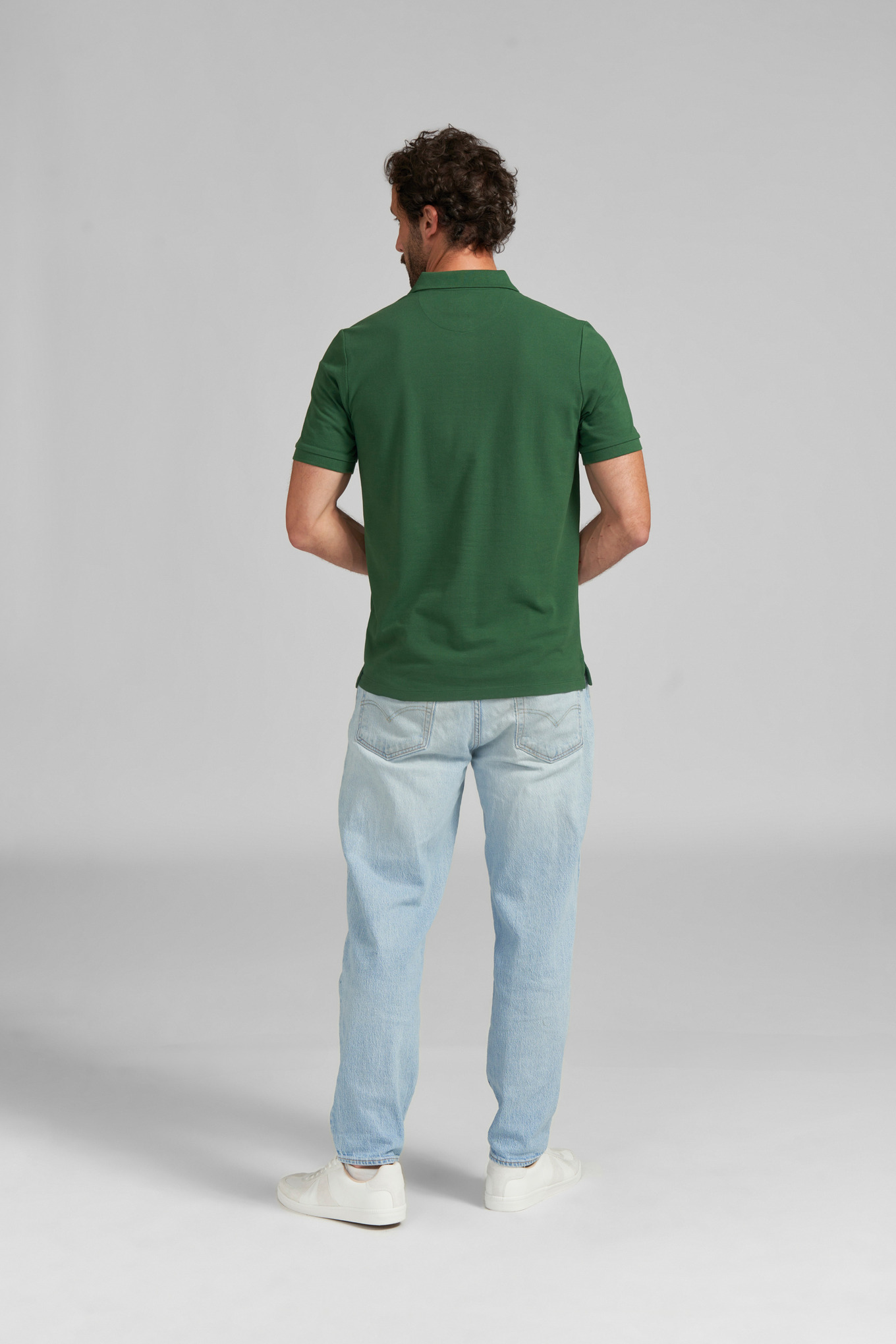 Poloshirt BASIC GREEN (Herren) – Bild 4