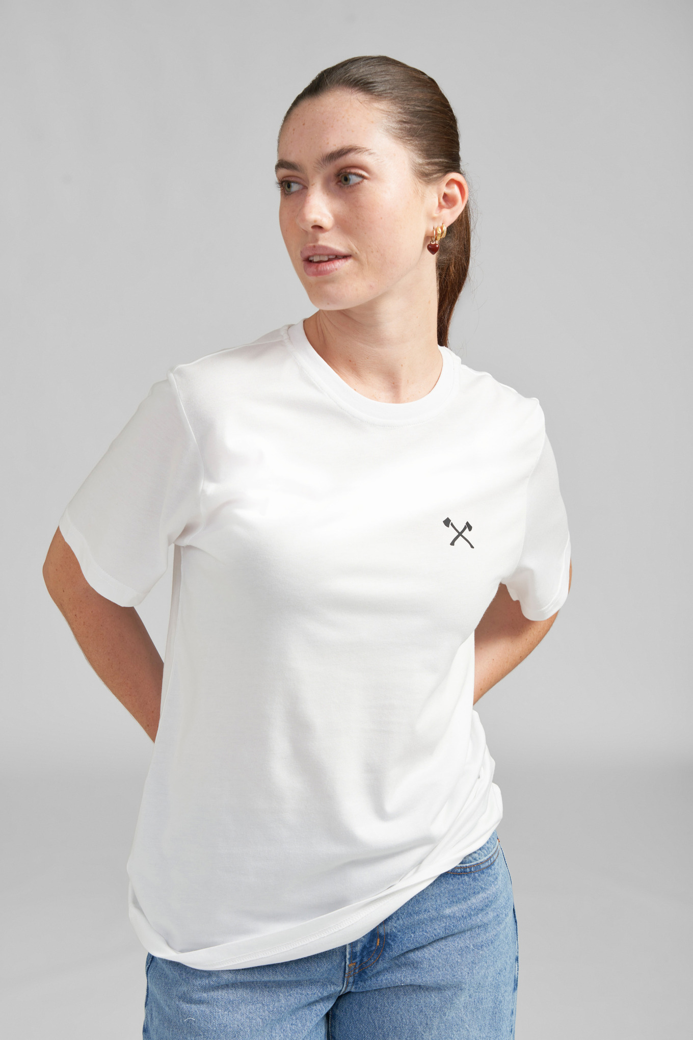 T-Shirt TIMBERSPORTS® AXE WHITE – Bild 6