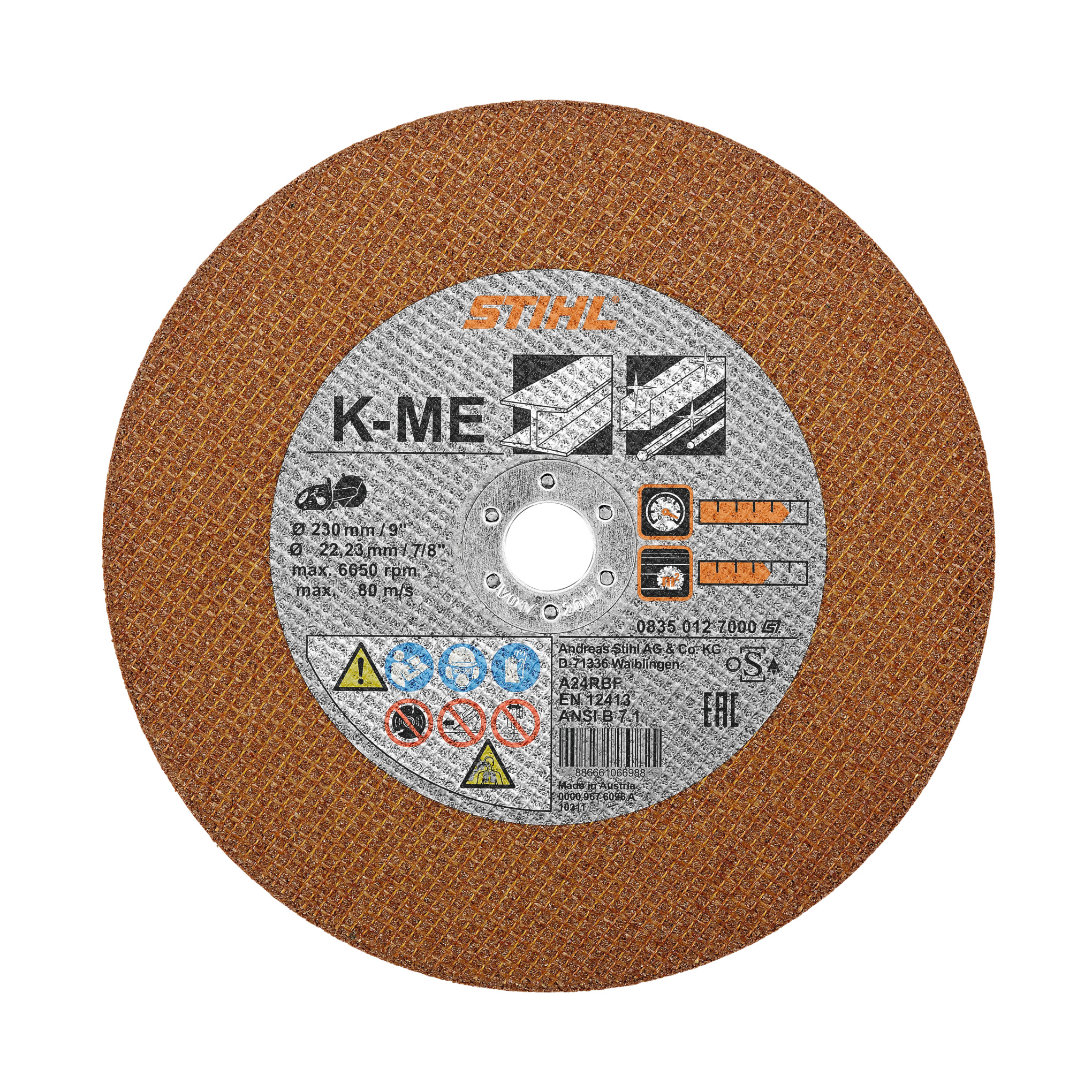 Trennscheibe K-ME Ø 230mm/9"