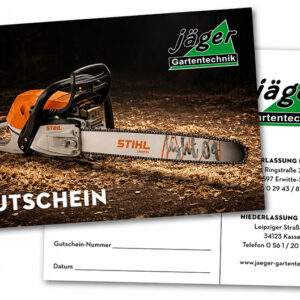 JÄGER GARTENTECHNIK Gutschein